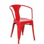 Kırmızı Kollu Tolix Sandalye